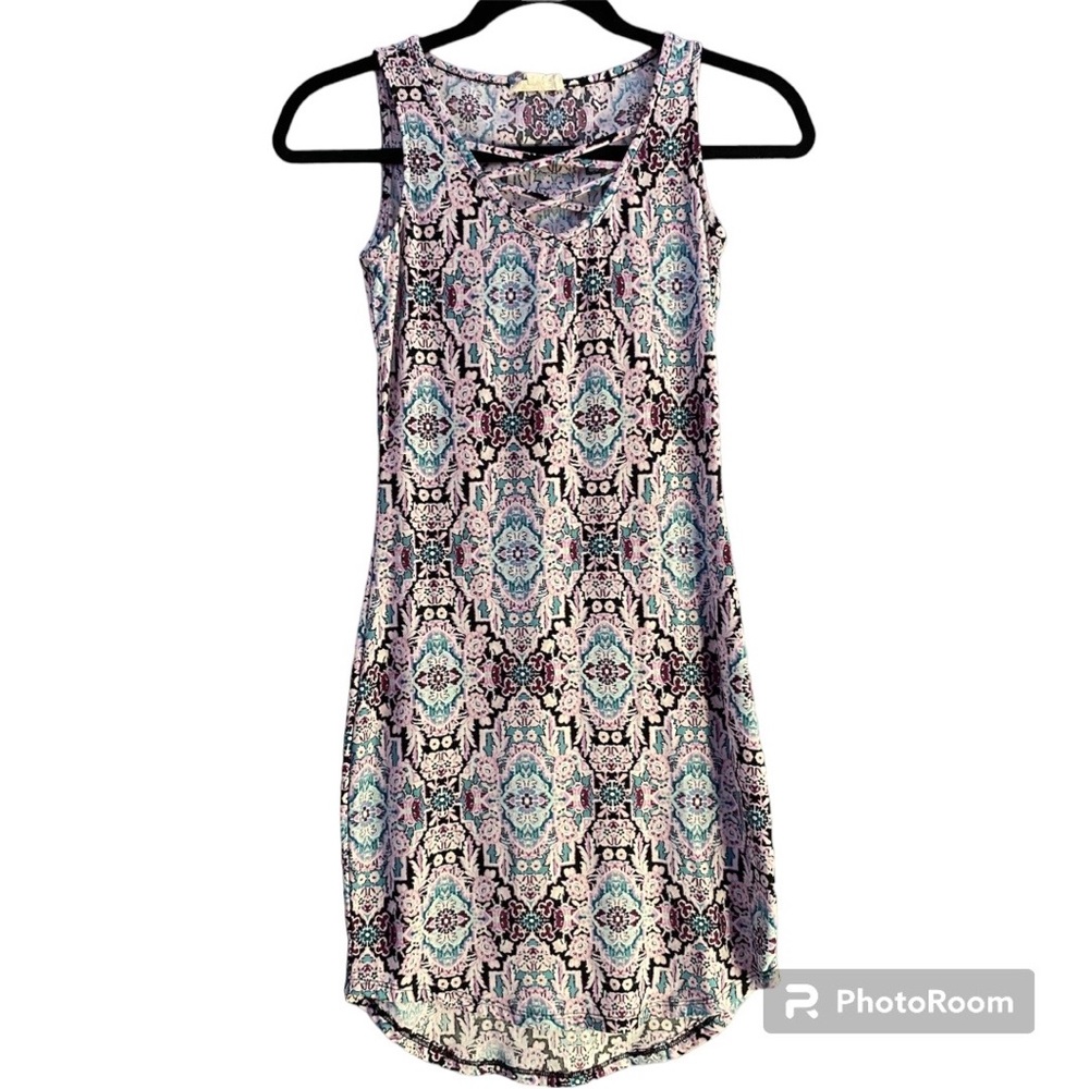 Ultra flirt Bohemian pattern dress